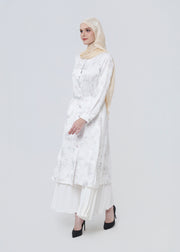 Lily Whisper Tunic - Ivory Petal Mist by Minnaba